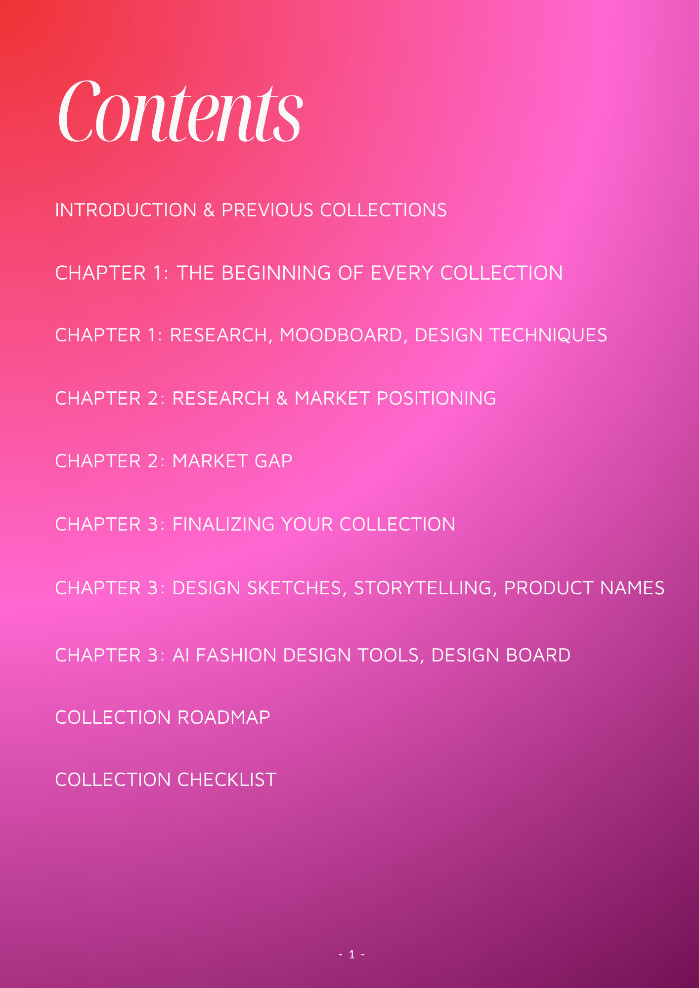 Fashion Design Guide