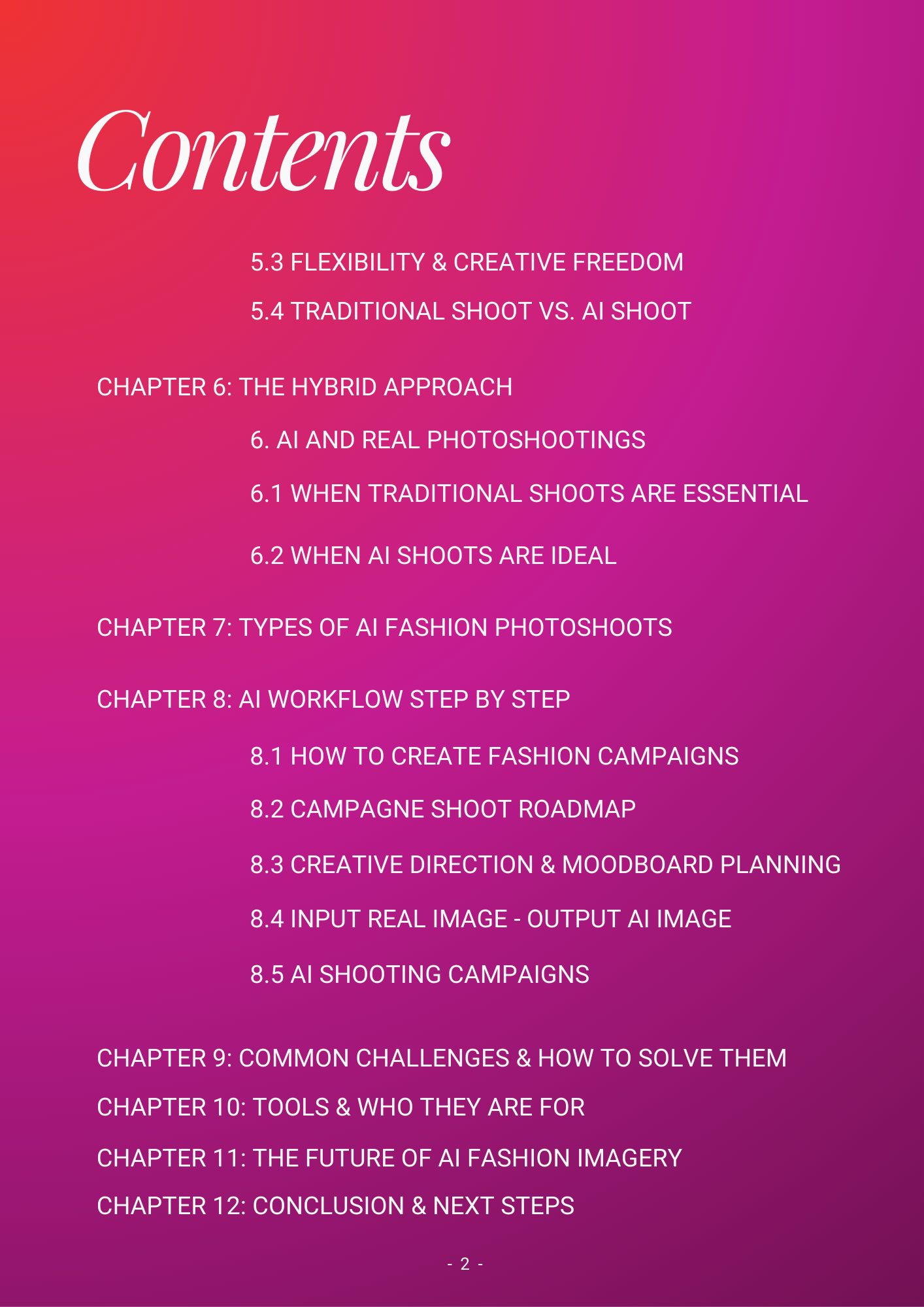 AI Fashion Photoshoot Guide (E-Book)