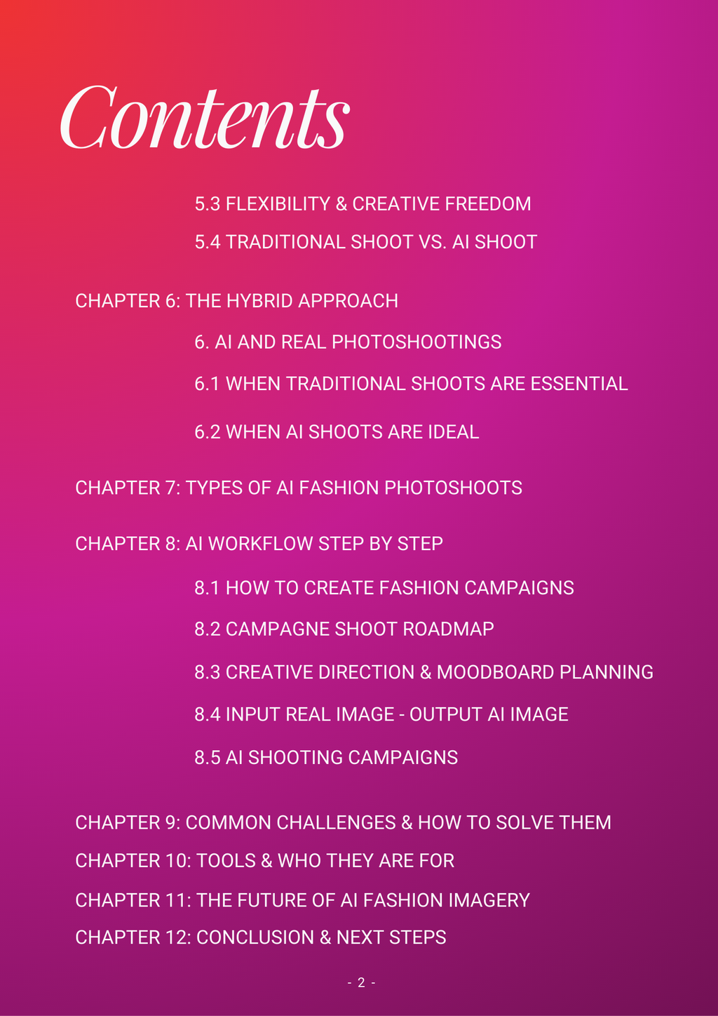 AI Fashion Photoshoot Guide (E-Book)